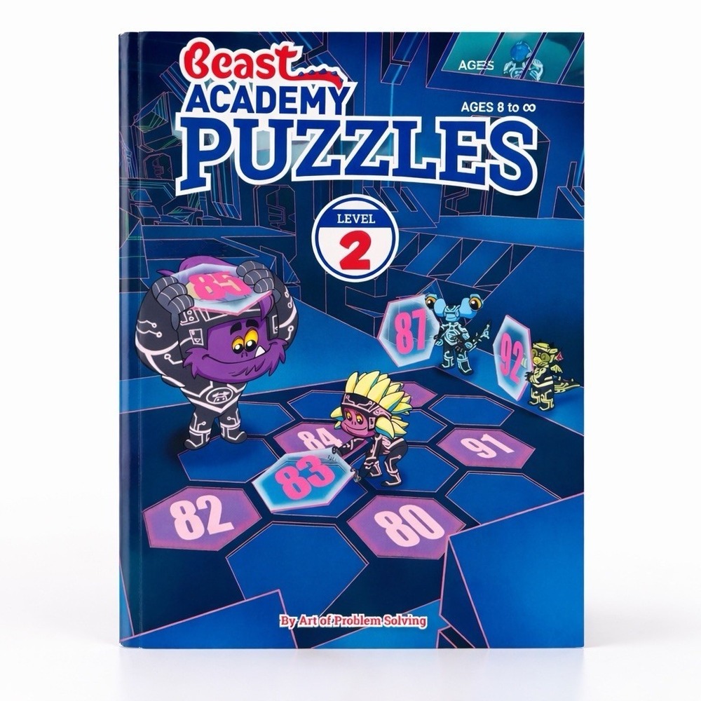 Beast Academy Puzzles Level 2 Math Workbook AoPS Art of Problem Solving Grade 2